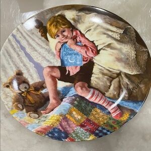 1984 Reco International Corp. “Diddle Diddle Dumpling” Collector Plate 6th Issue